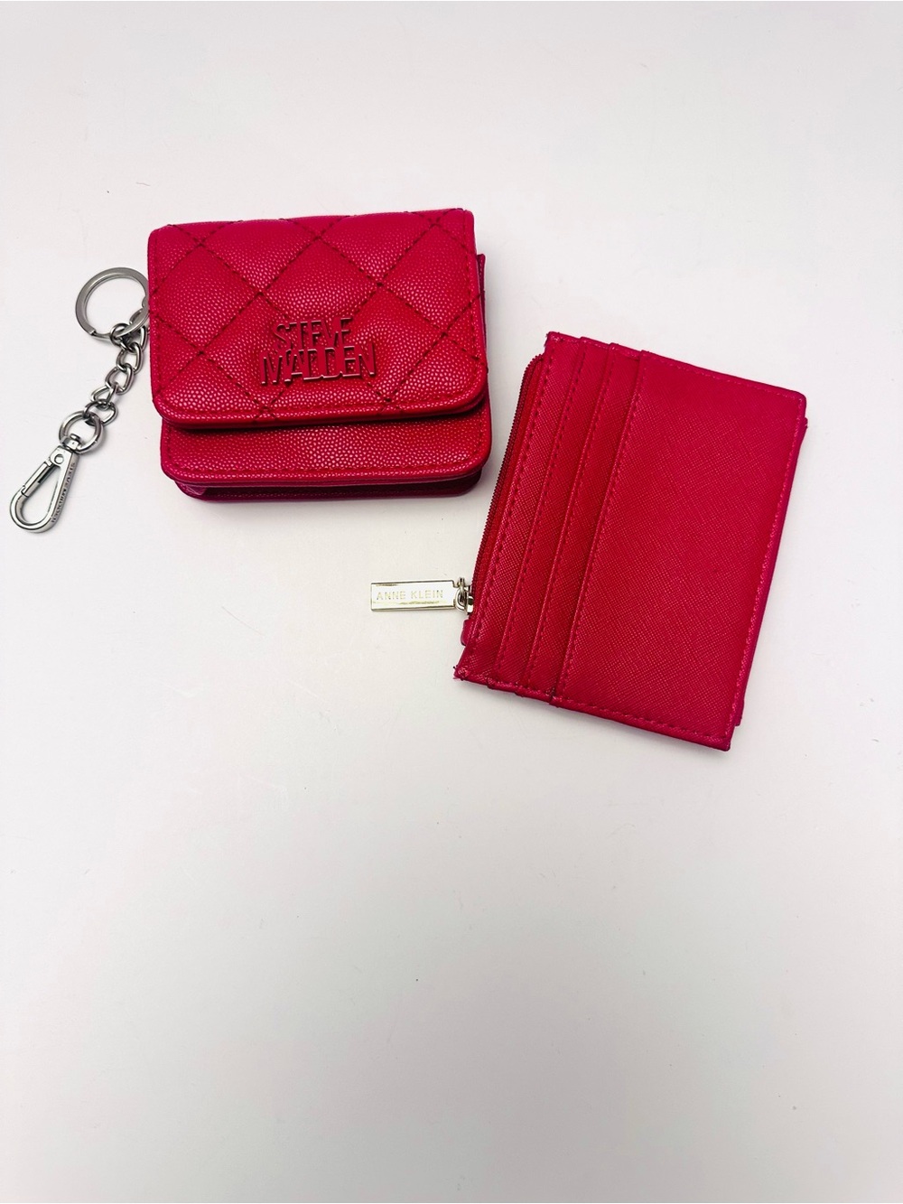 Red Leather Duo • Anne Klein + Steve Madden Wallet Set of 2